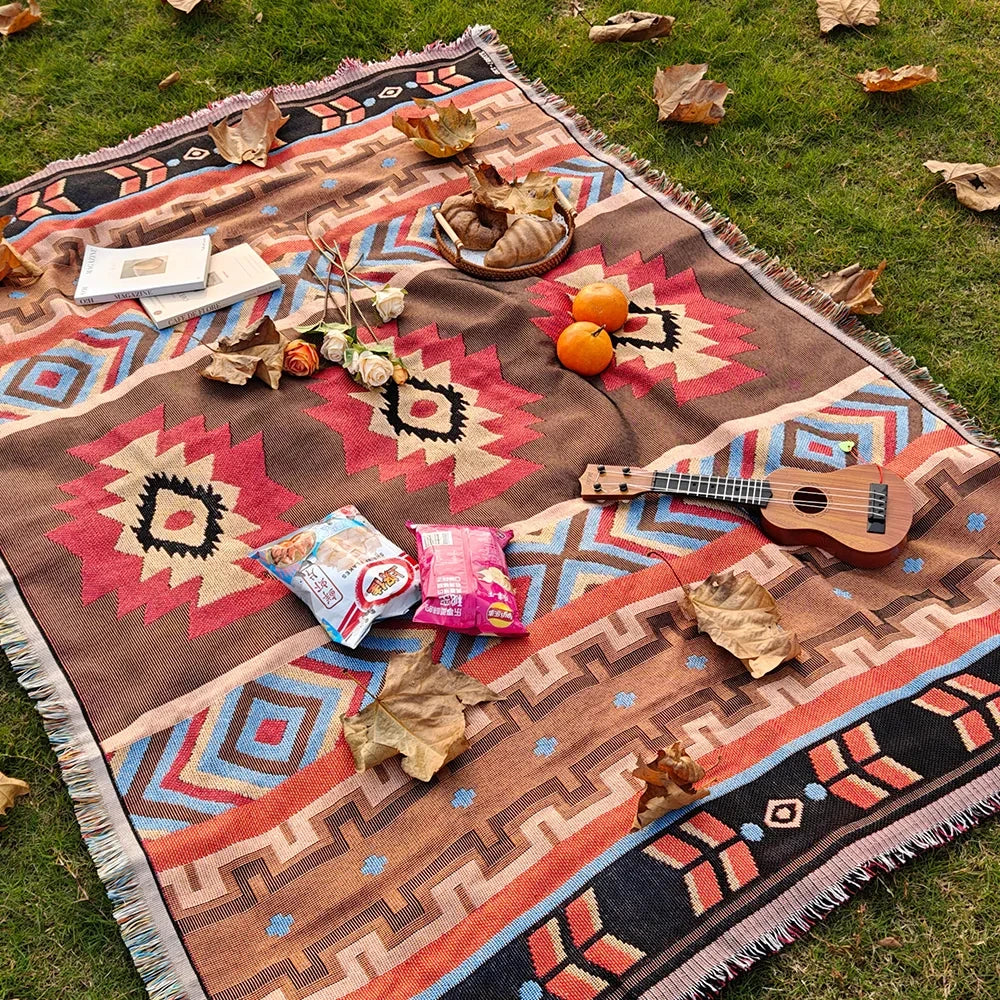 Bohemian Travel Blanket