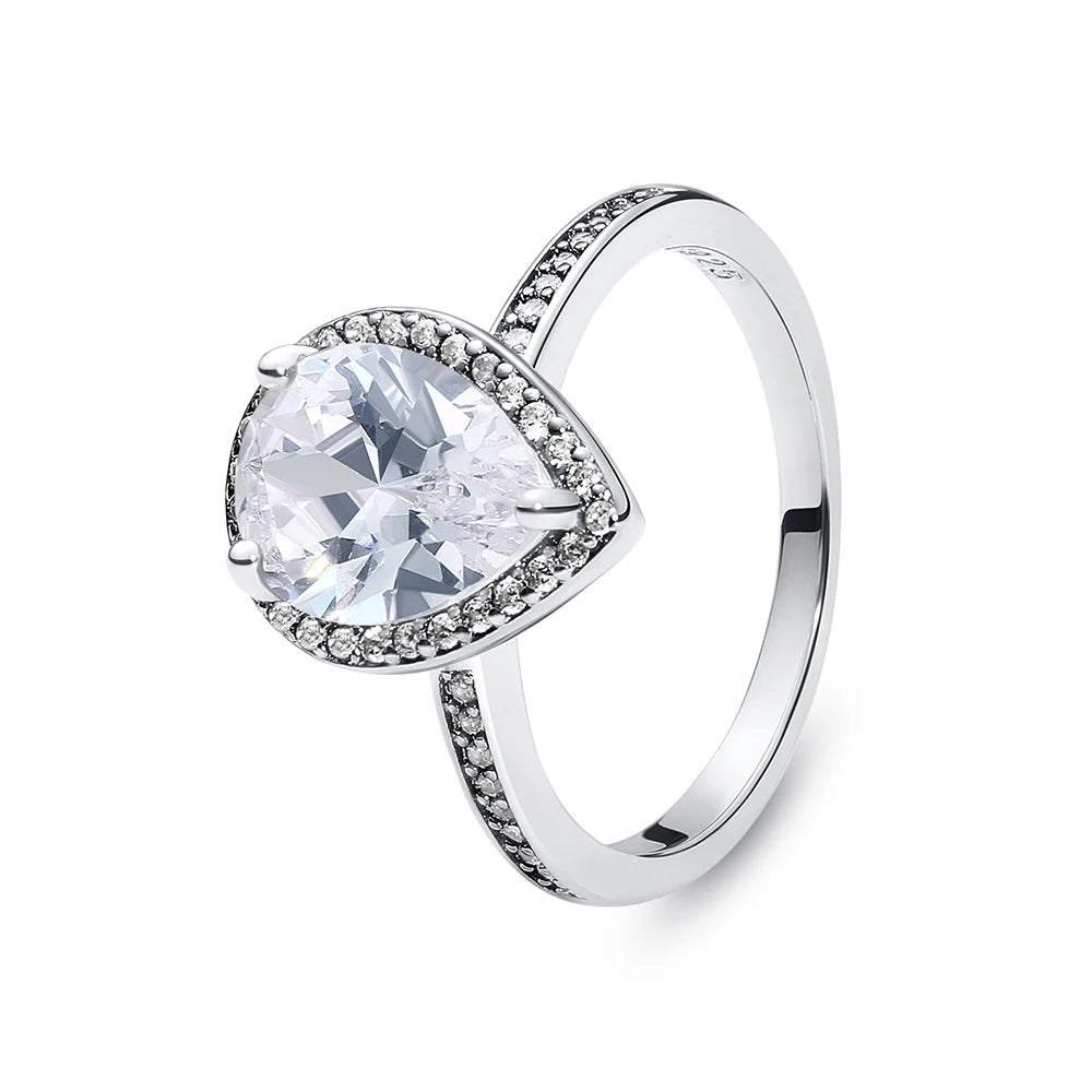 925 Sterling Silver Engagement Ring