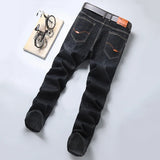 Men’s Classic Black Biker Jeans
