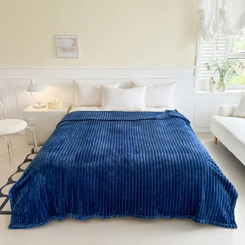 Blue Striped Blanket