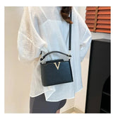 V Shape Bucket Bag