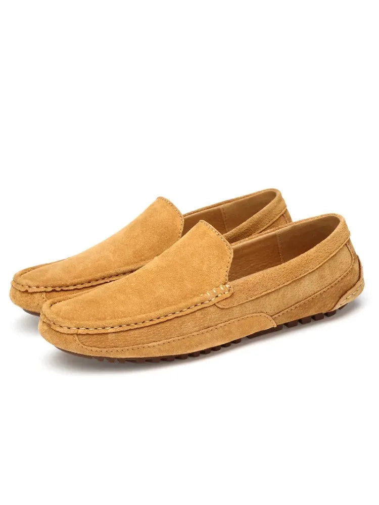 Men’s 2025 Luxury Suede Boat Loafers