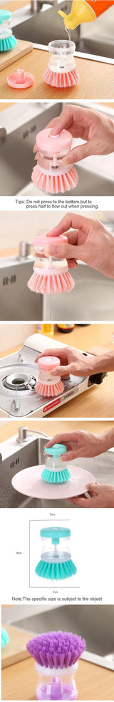 Dish Brush with Soap Dispenser
