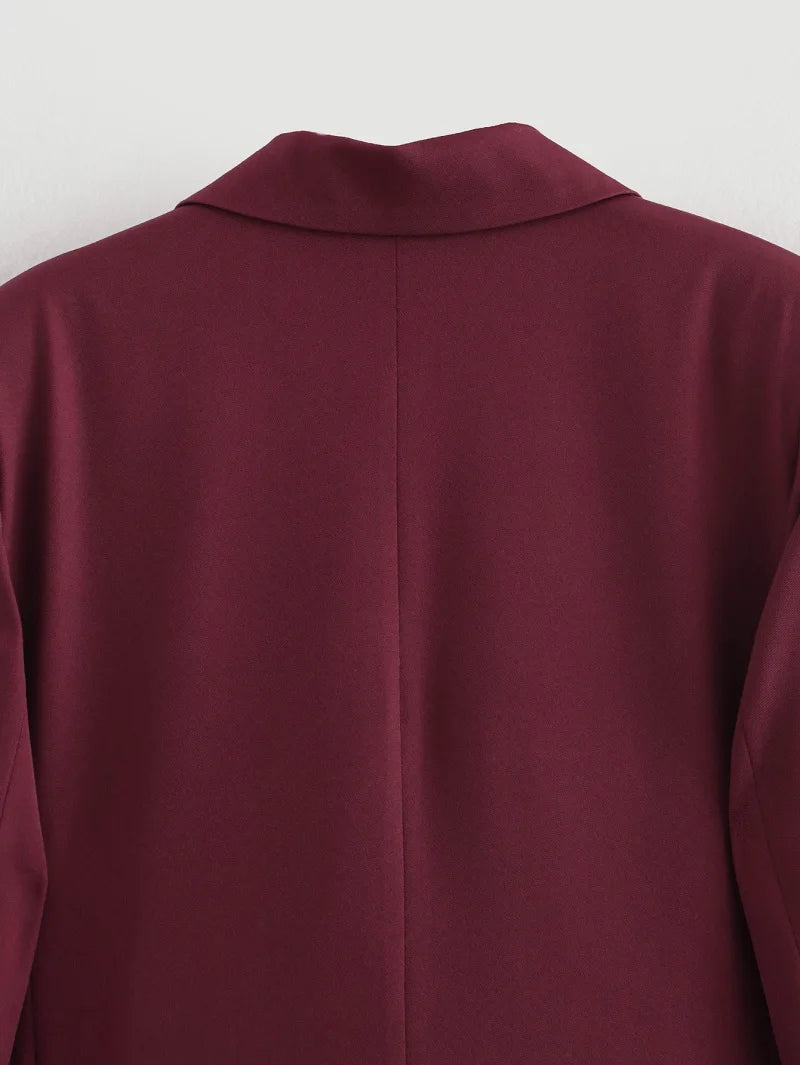 Formico™ – Straight Oversized Office Blazer (Elegant, Tailored Vintage)