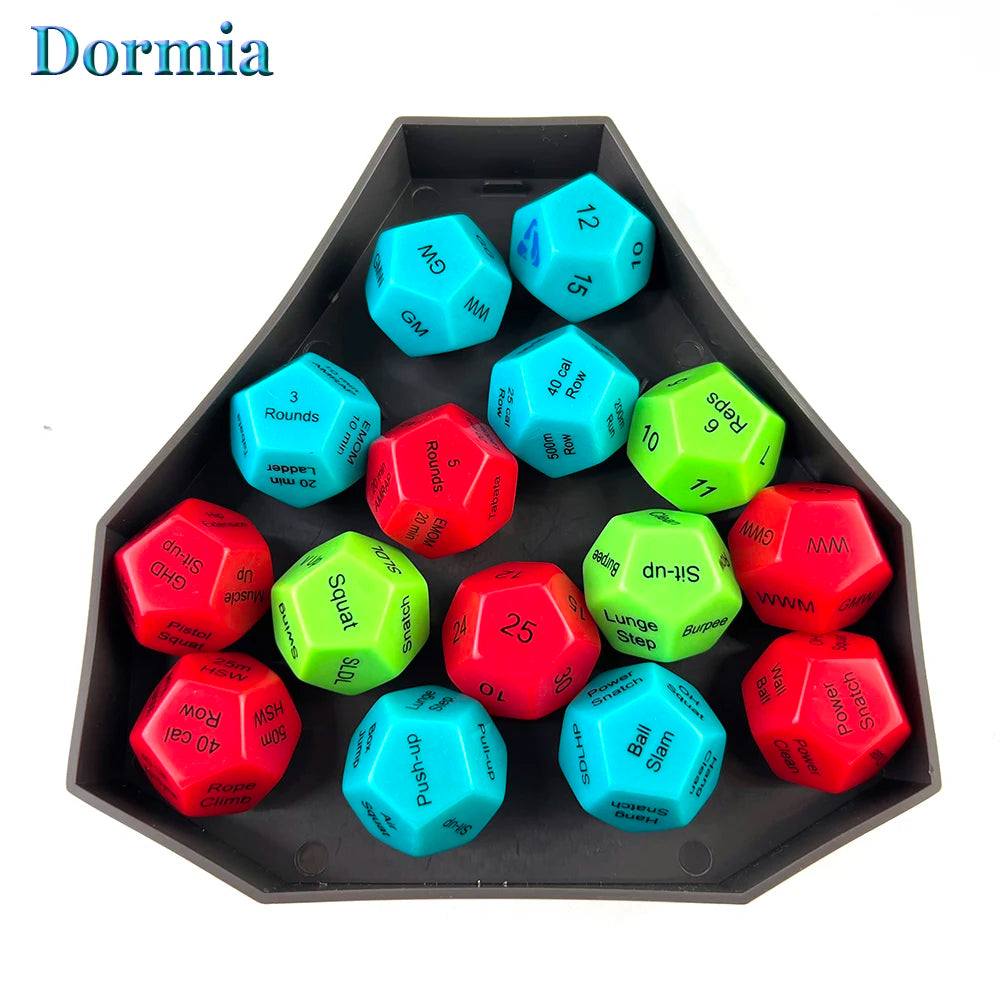 Fitness Exercise Game Dice