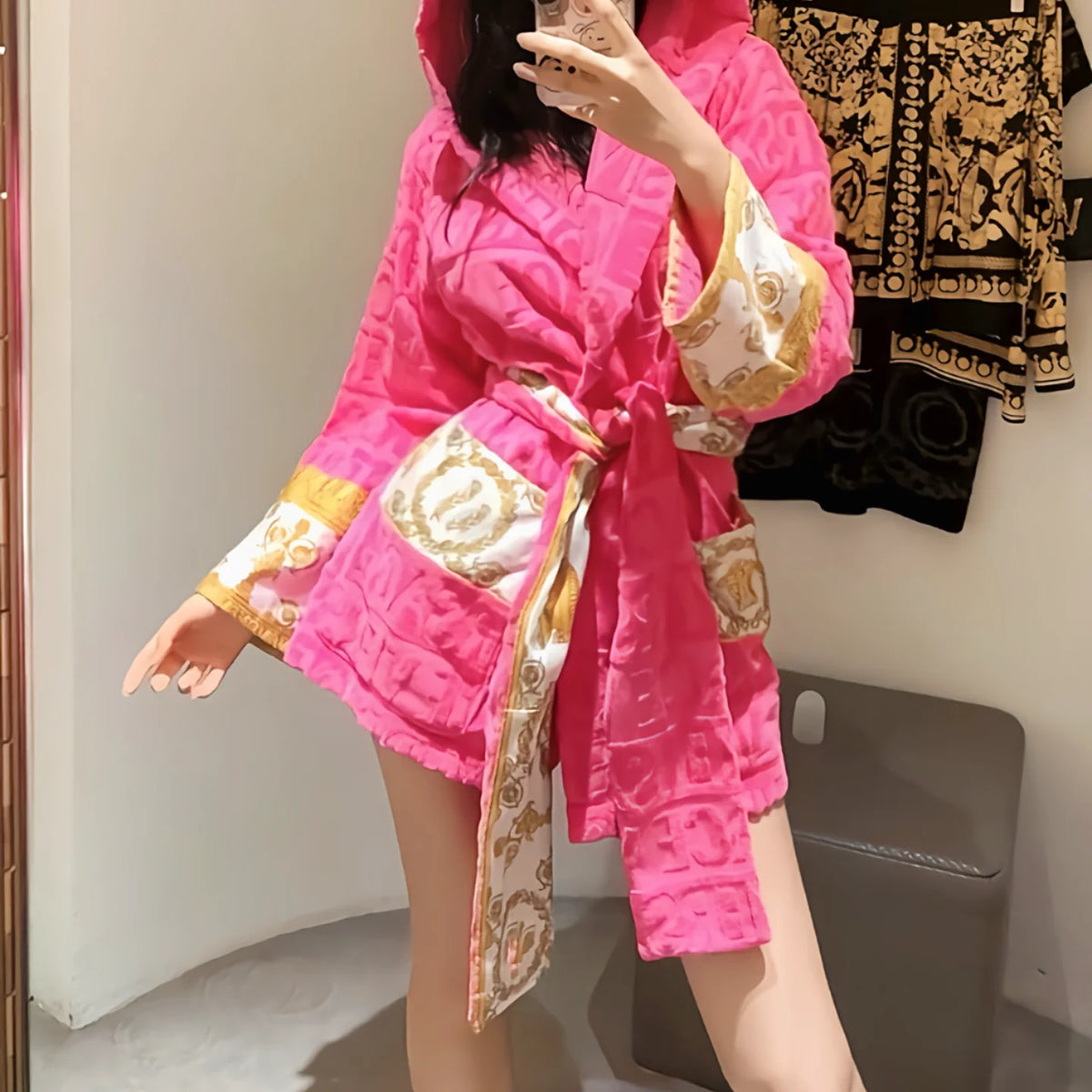 Victoria Kimono Satin Robe