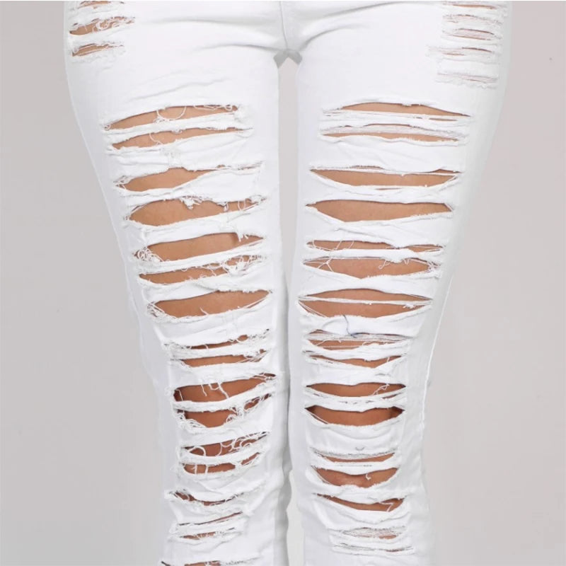 Women Ripped Pocket Jeans