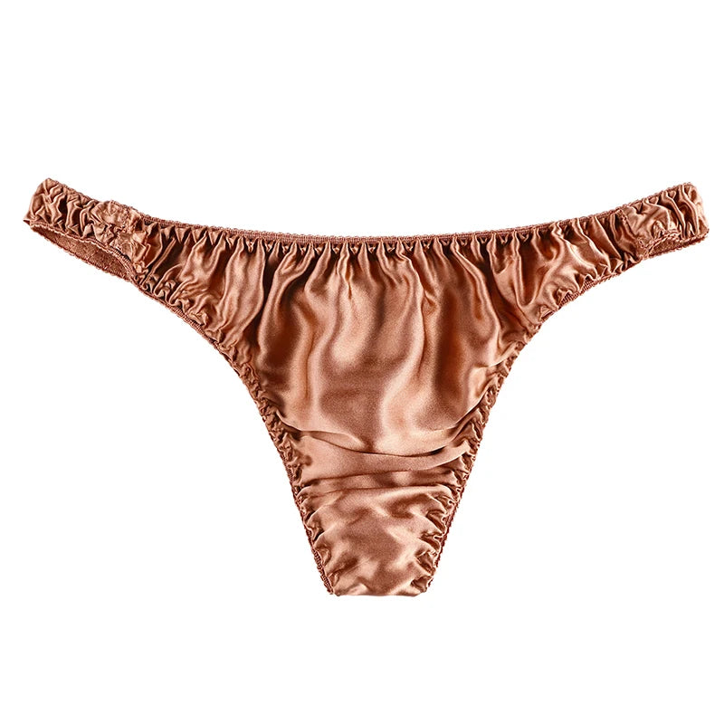 Men's Silk Underwear – Seamless Low Rise