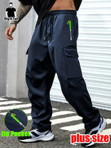 Men's Plus Size Cargo Pants – Multi Pocket