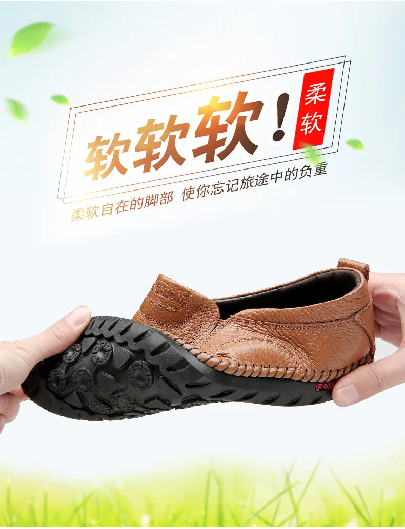 Men’s Italian Leather Driving Loafers