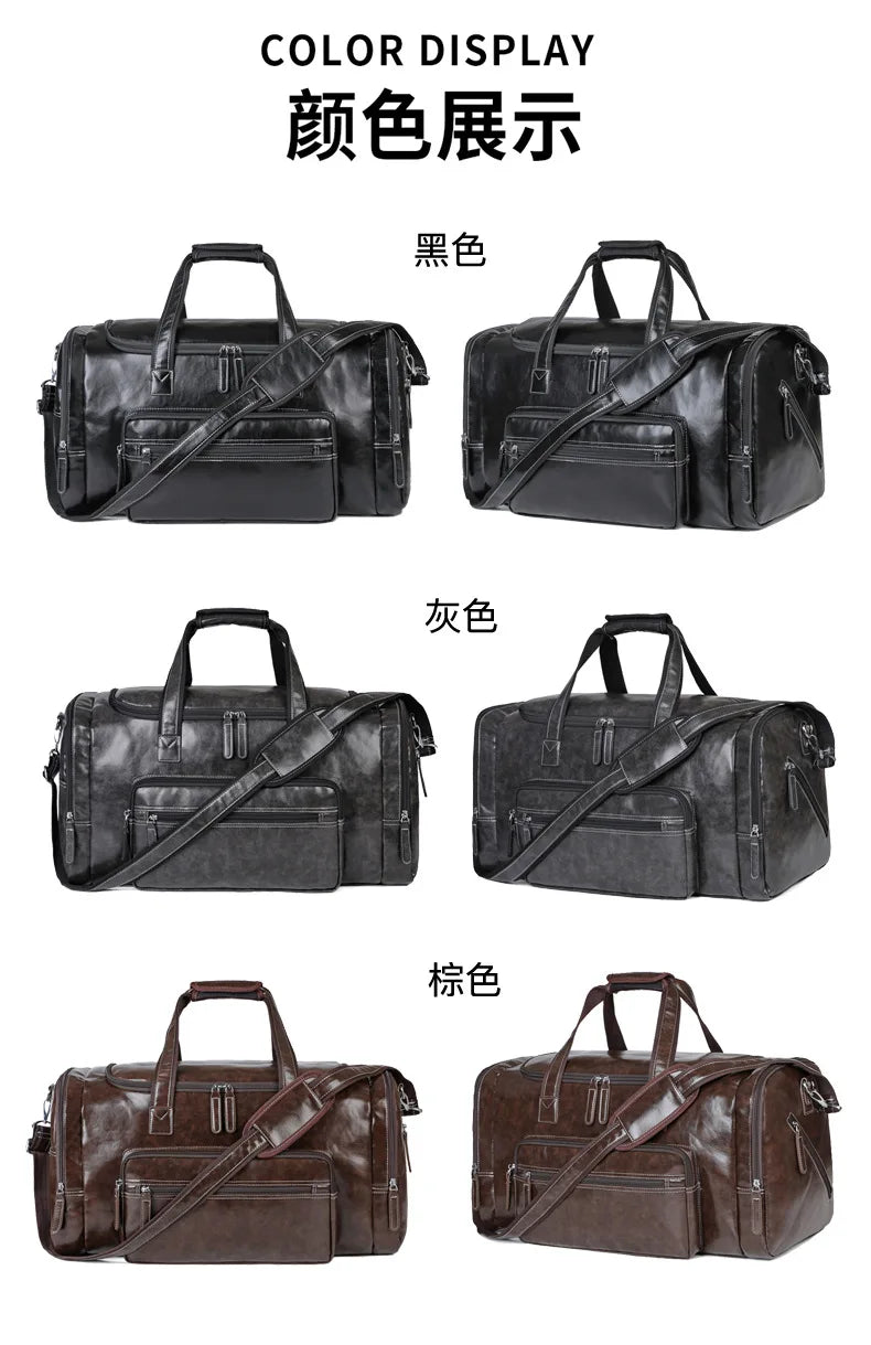 Premium Leather Travel Bag