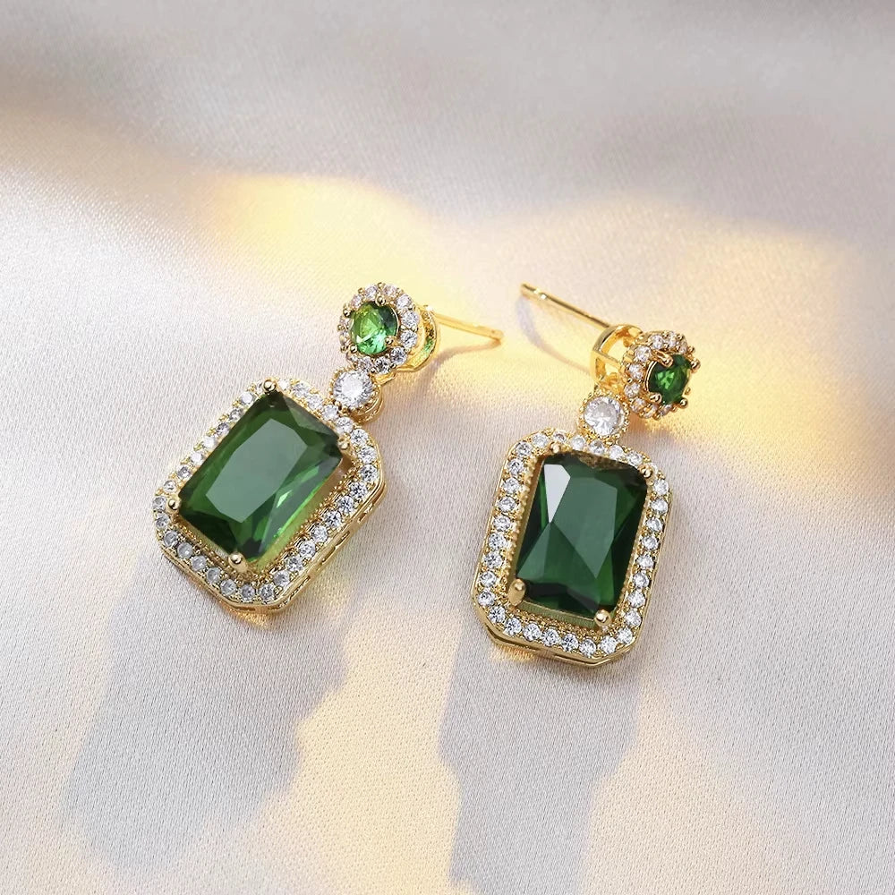 Women’s Green Jade 3-Piece Jewelry Set