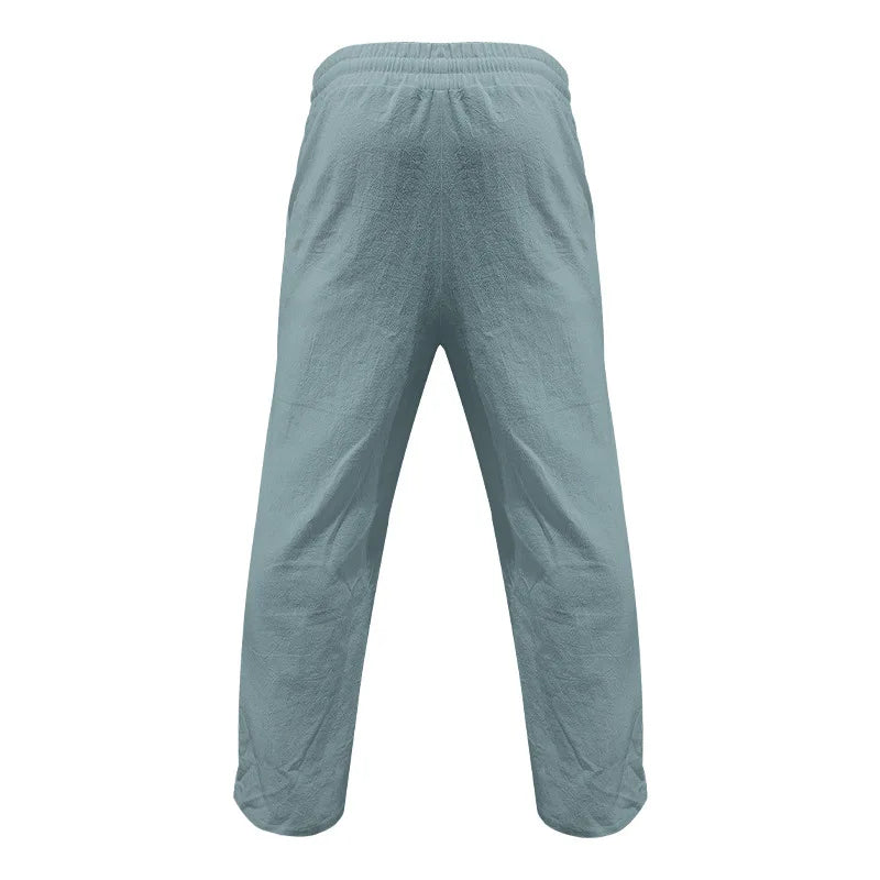 Men’s Cotton Linen Yoga Pants
