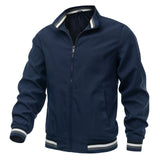 Men’s Solid Color Racing Windbreaker