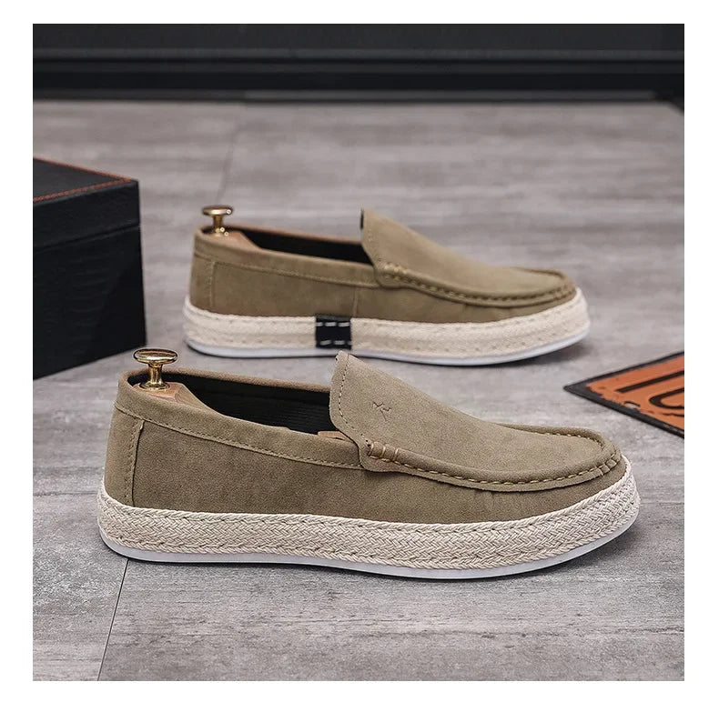 Men’s Suede Loafers Casual Flats