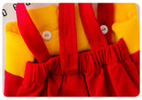 Parent-Child Yellow Clown Costume