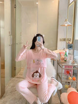 Postpartum & Nursing Pajamas Set
