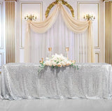 Sequin Rose Gold Tablecloth