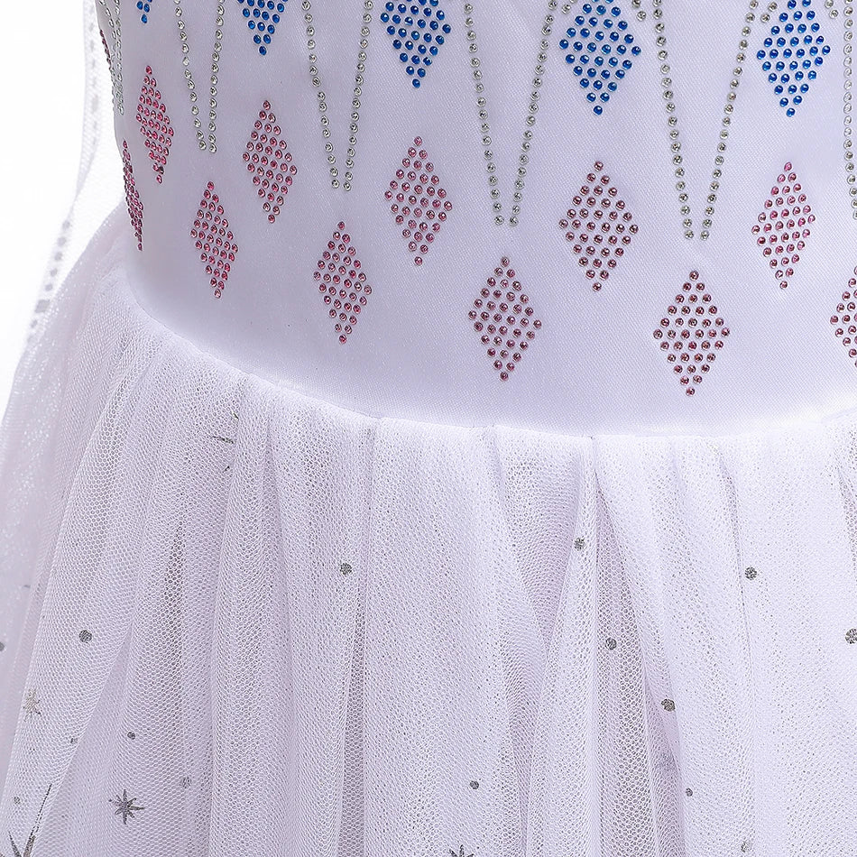 Girls Snow Queen Princess Costume