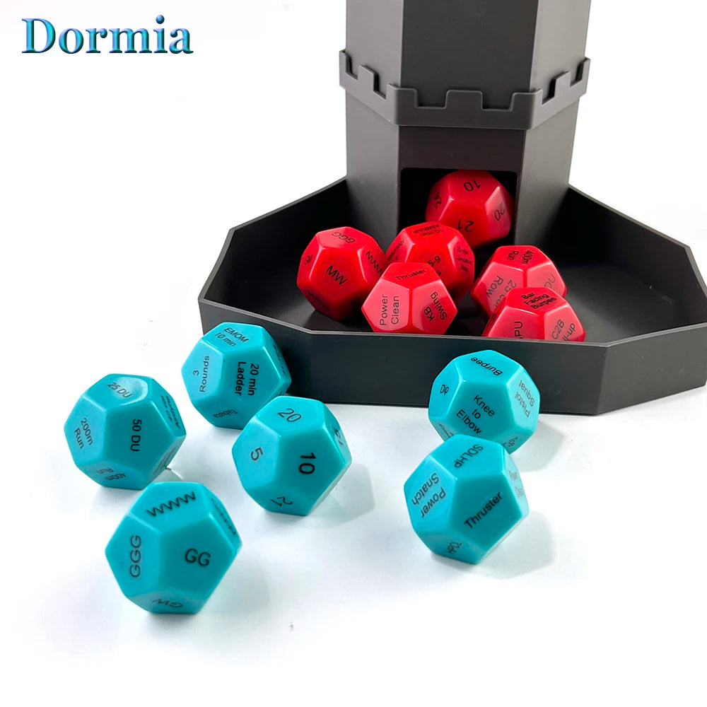 Fitness Exercise Game Dice