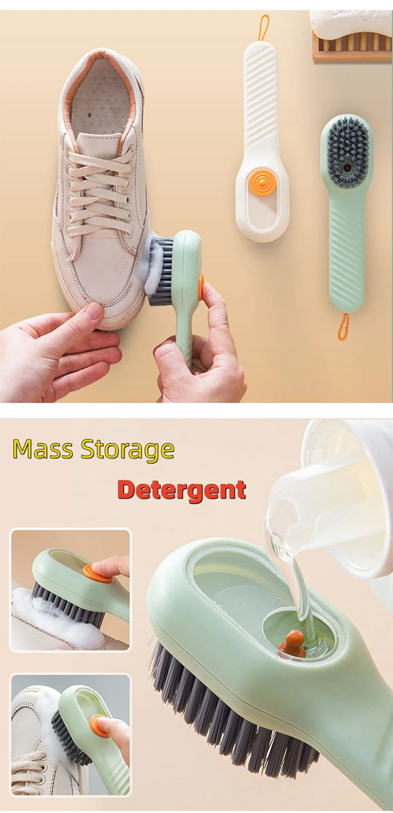Soft Bristle Shoe Cleaning Brush