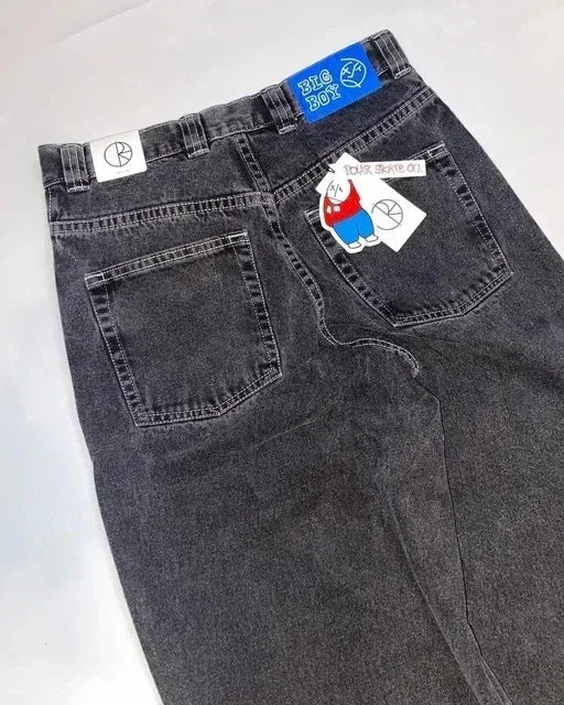 Women Y2K Embroidered Baggy Jeans