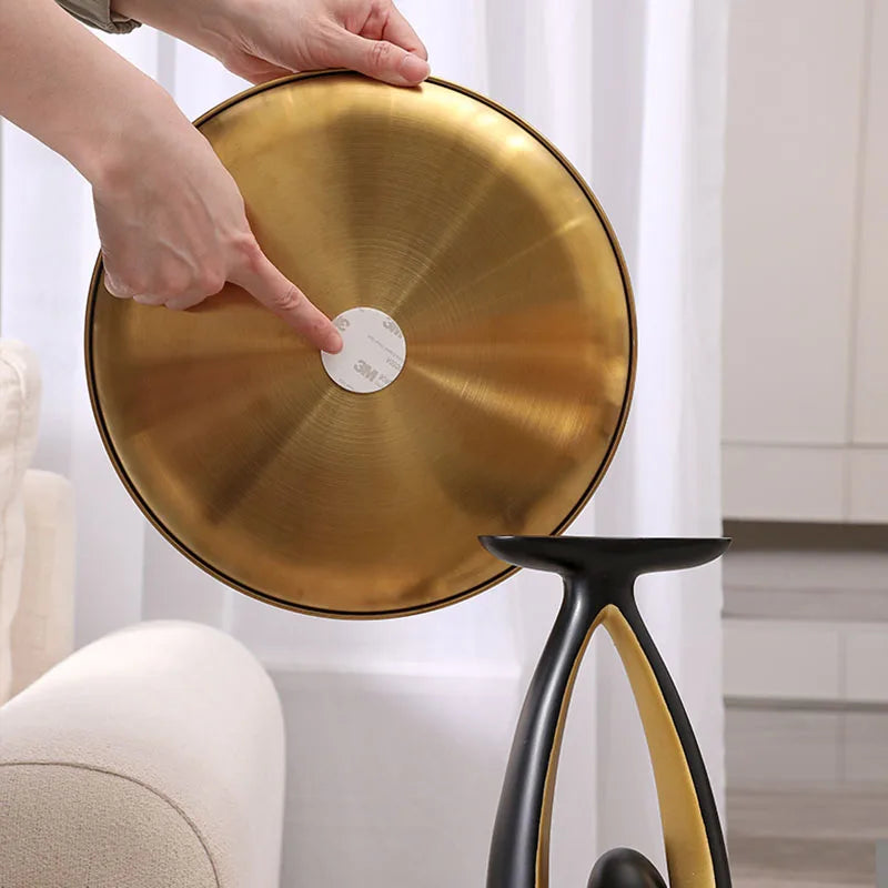 Abstract Sofa Side Table