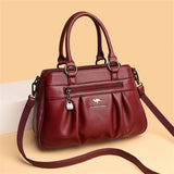 Triple Compartment Tote Bag