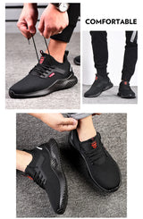 Men Indestructible Steel Toe Sneakers