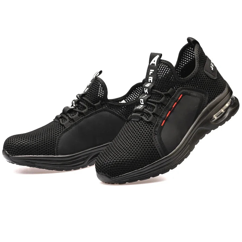 Women Safety Shoes Anti Smash Protective Sneakers