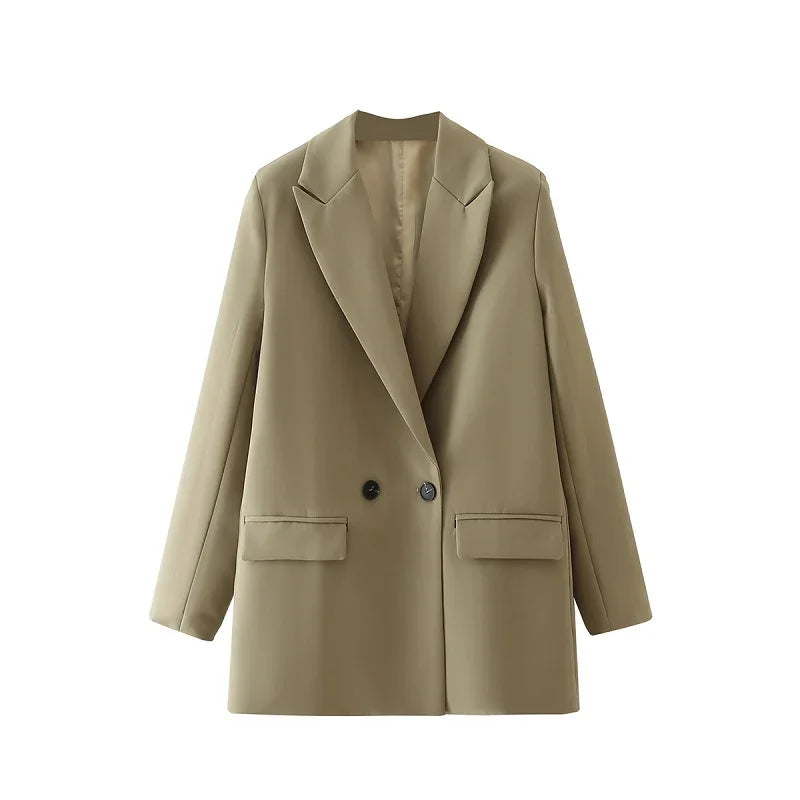 MetroChic™ – Tailored Casual Blazer (2025 Office Fit, Fashion-Forward Design)