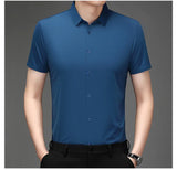 Men Stretch Short Sleeve Shirt