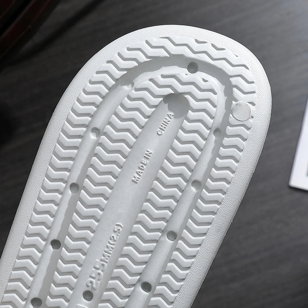 Men EVA Thick Platform Bathroom Slippers
