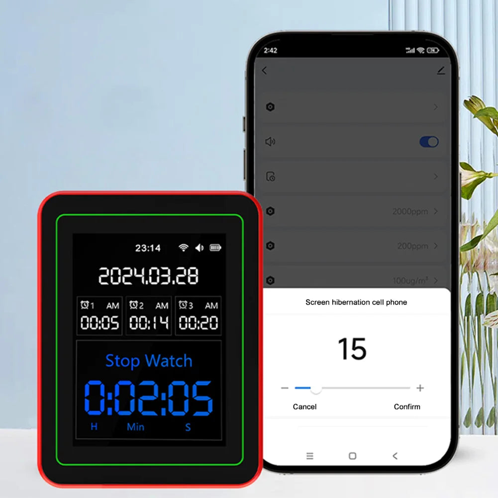 WiFi 15-in-1 Air Quality Detector