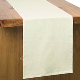Cotton Sage Green Table Runner