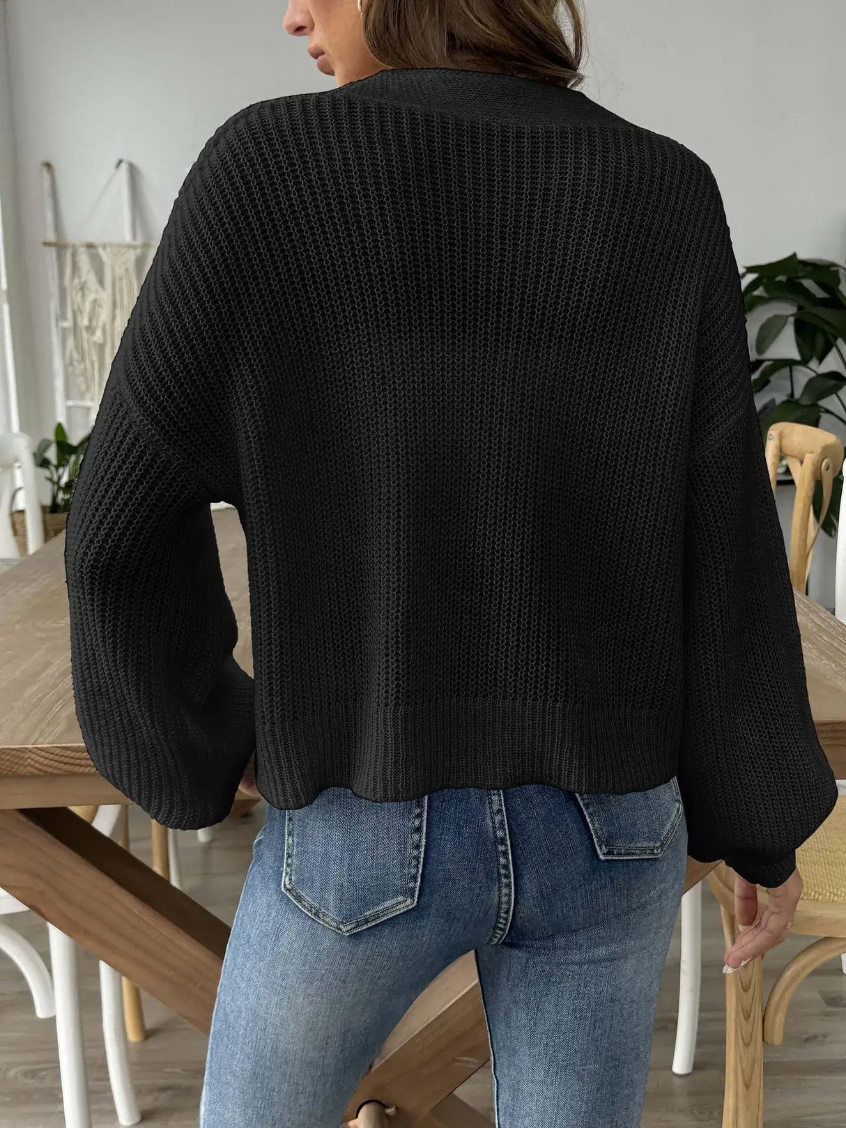 Women Short Knit Casual Cardigan