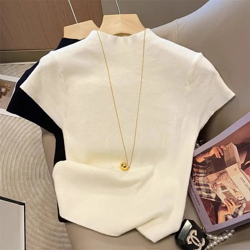 Women's Slim Solid Turtleneck Sweater