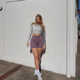 Women Open Back Long Sleeve Yoga Top