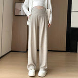 Wide-Leg Low-Waist Maternity Pants