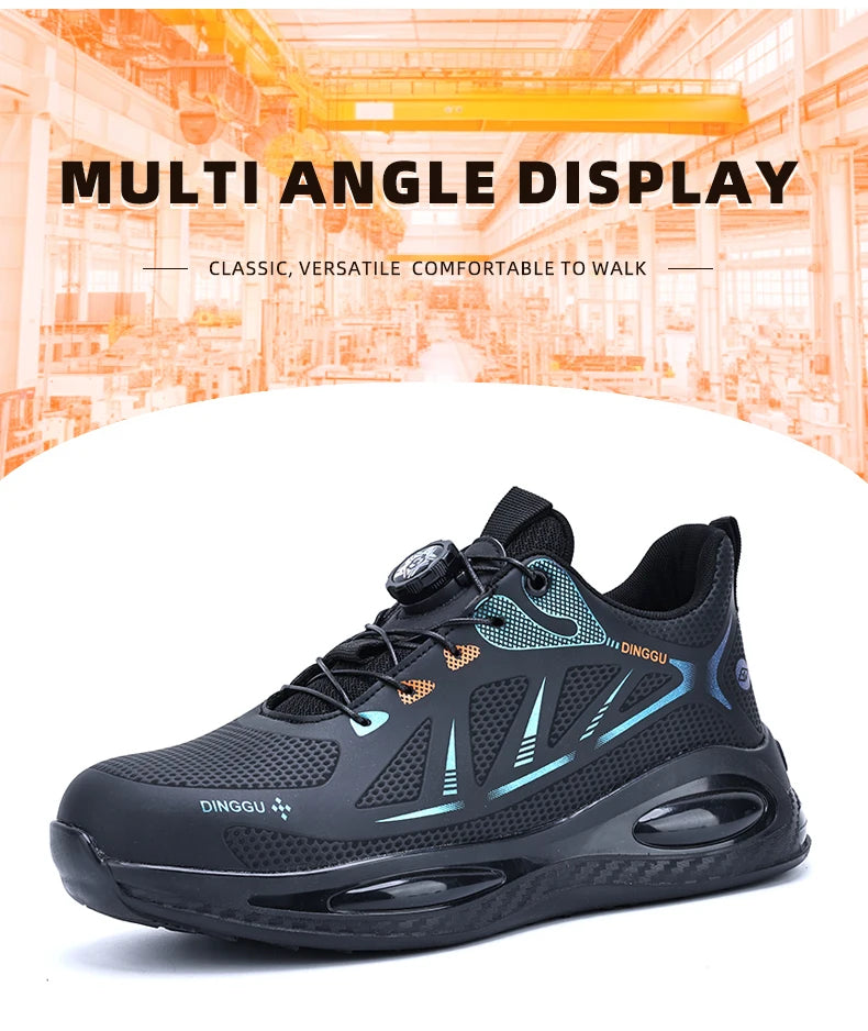Women Safety Shoes Breathable Fashion Sneakers