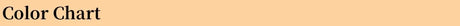 Color chart showcasing various shades for customizable wedding dress options.