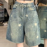 WashedMuse™ – Retro Wide Leg High Waist Denim Pants (Faded, Chic & Casual)