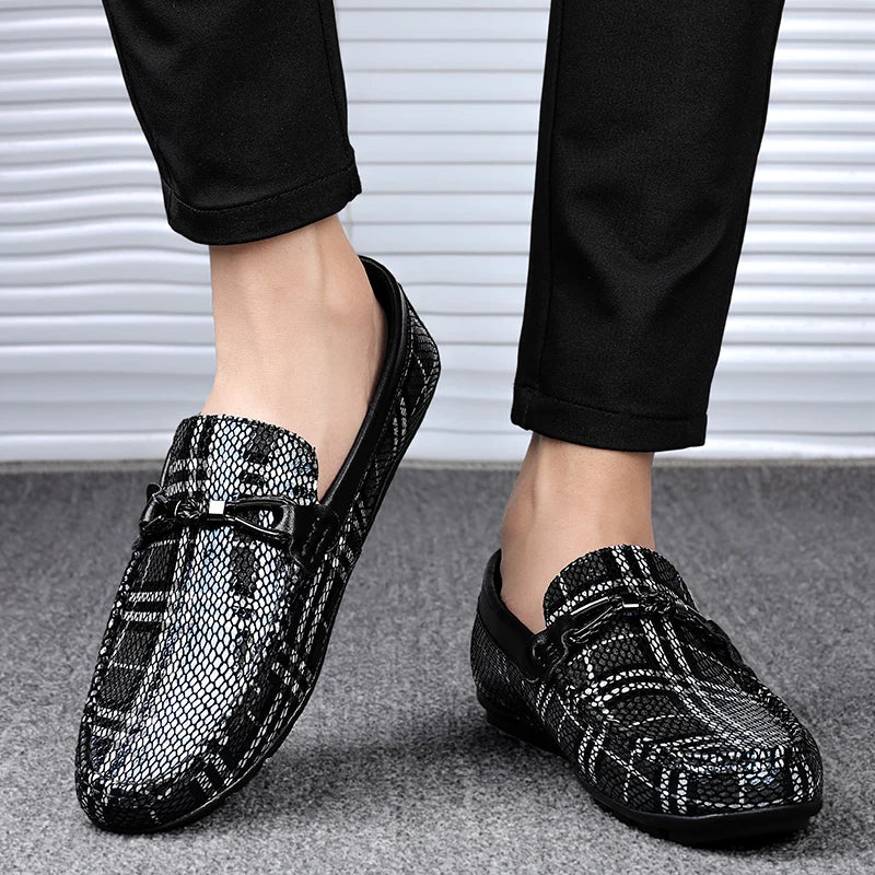 Men Suede Casual Driving Shoes