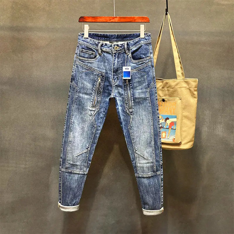 Men’s Harem Vintage Ripped Jeans