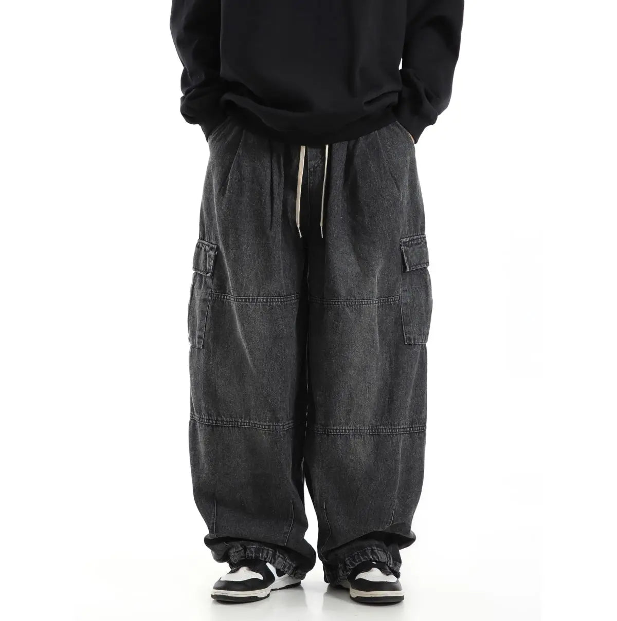 Men Y2K Baggy Cargo Jeans