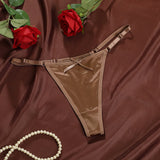 Women Adjustable Satin G-Strings