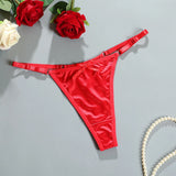 Women Adjustable Satin G-Strings