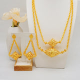 Dubai Gold Color Bridal Jewelry Set