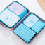 6-Piece Oxford Travel Organizer Set – Packing Cubes