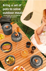 Camping Cookware Combination Set